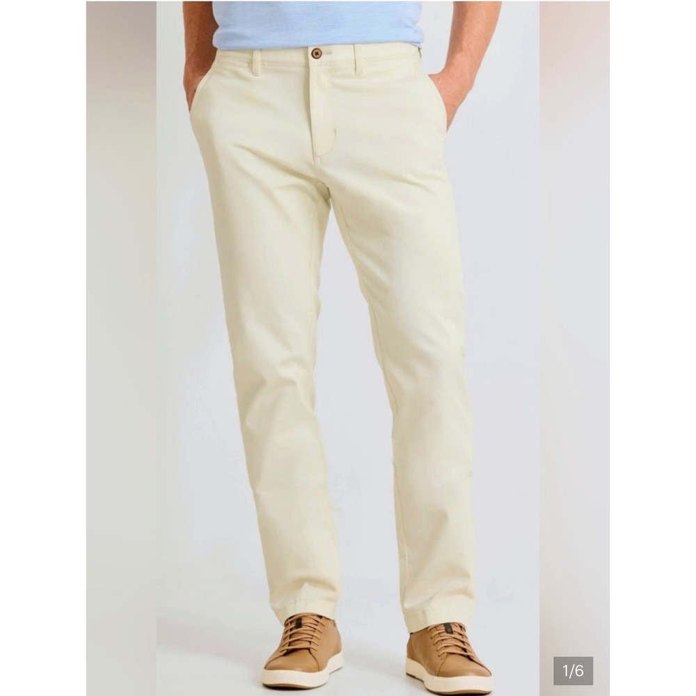 Tommy Bahama Boracay Chino Pants Mens 36x32 Sand Beige Straight Leg T115496 - Picture 2 of 12